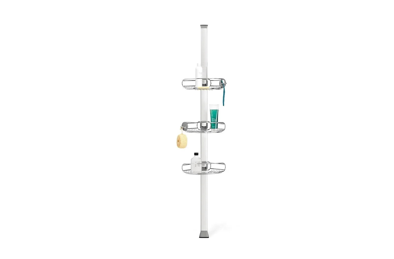 13880_Simplehuman_spann_Duschcaddy_BT1109_Freisteller_utensilien