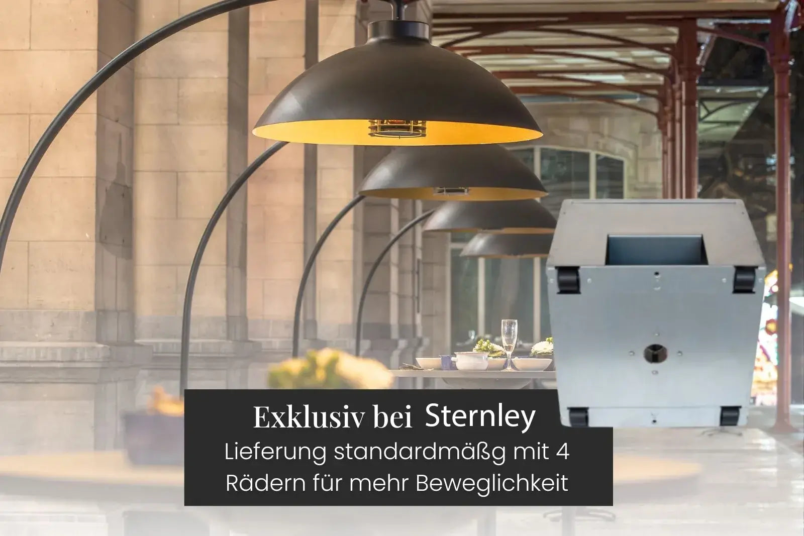 Heatsail Dome | Infrarot-Heizstrahler | Bogenlampe