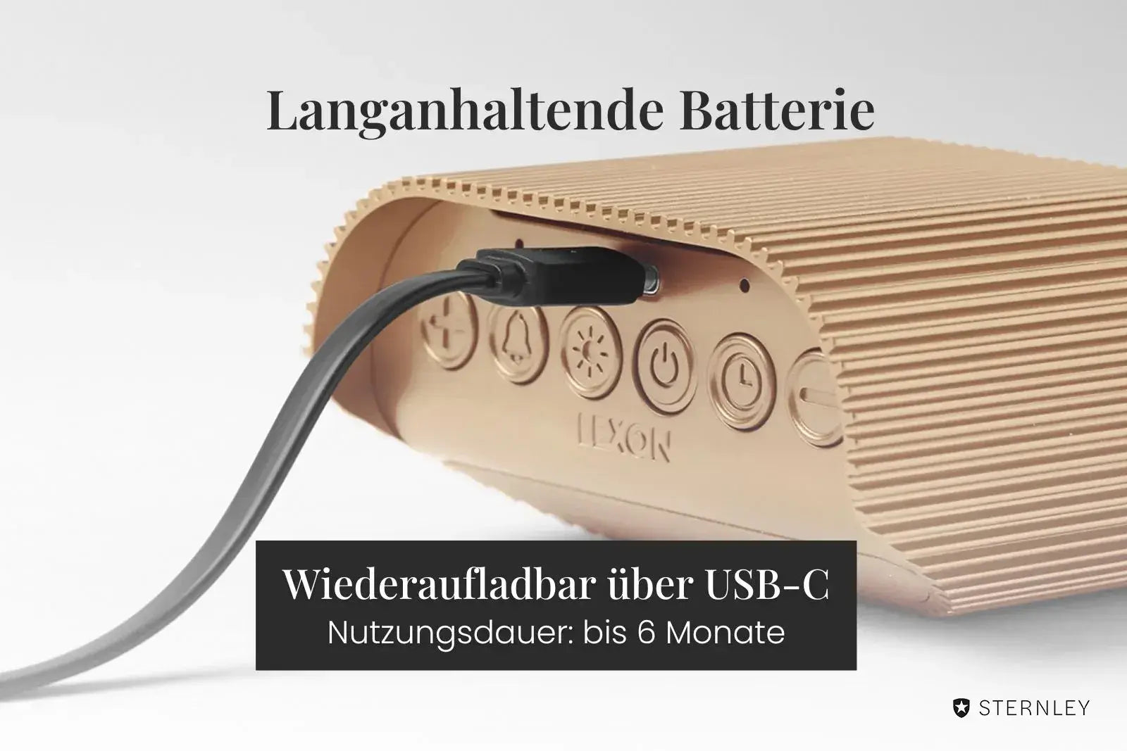 LEXON Ray | LCD-Wecker mit Thermometer und Hygrometer