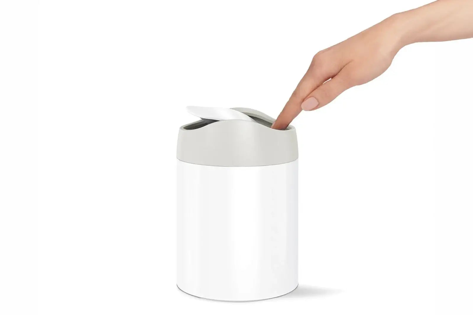 simplehuman Edelstahl Mini-Abfalleimer | 1,5 Liter