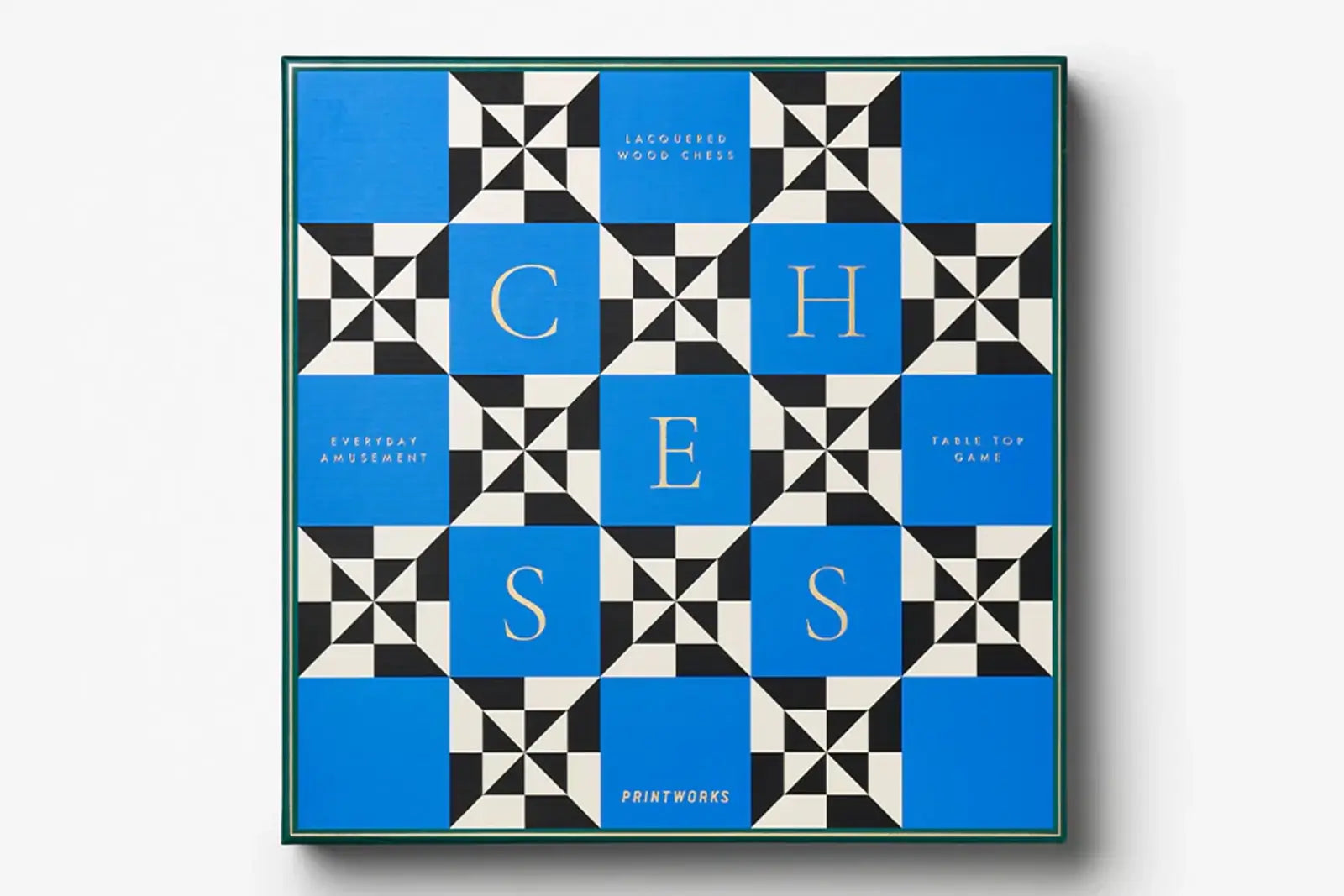 Printworks Brettspiel | Lackiertes Schach - Poseidon