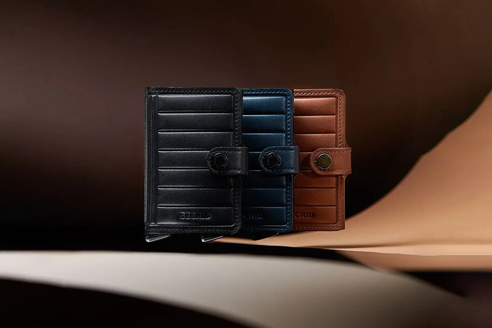 Secrid Geldbörse | Premium Miniwallet Emboss Line | Leder