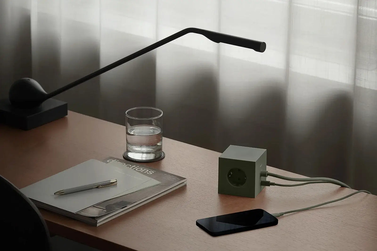 Avolt Mehrfachsteckdose Verlängerung | Square 1 | 2 x USB-C