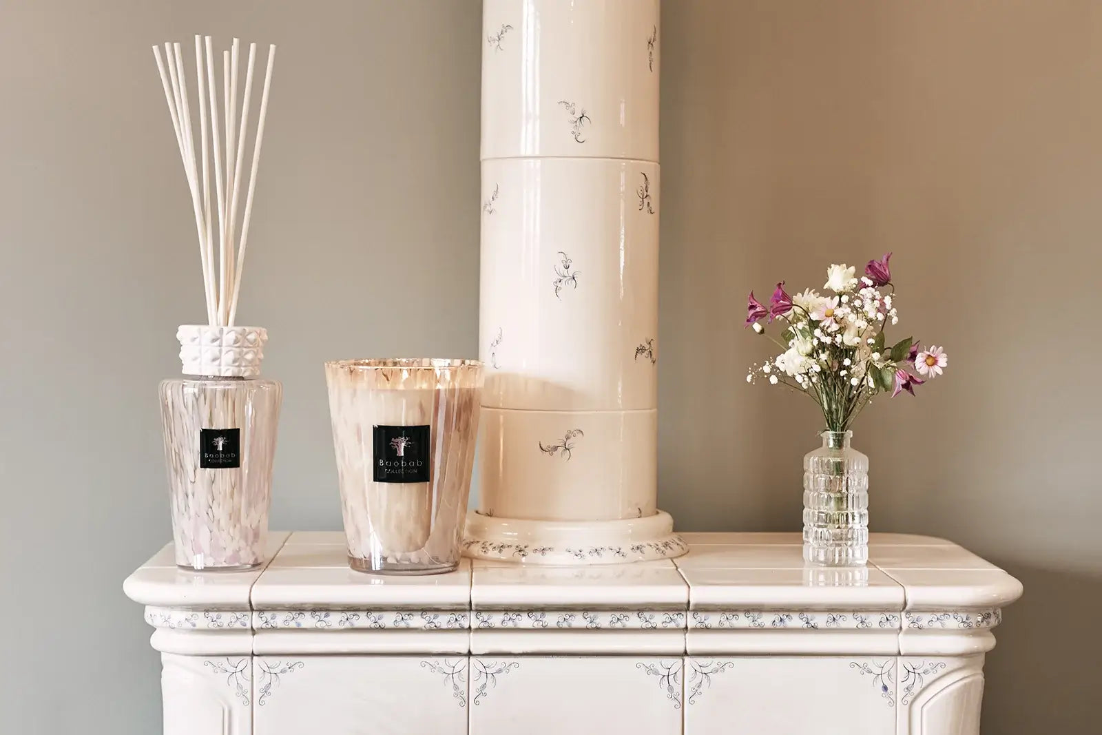 Baobab White Pearls | Pearls | Duftkerze