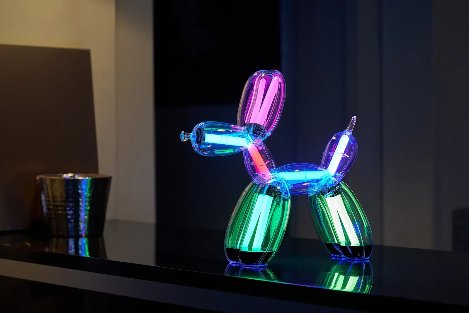 Lexon Balloon Dog Chrom Lampe | Limitierte Designer Lampe 2026 - Jeff Koons