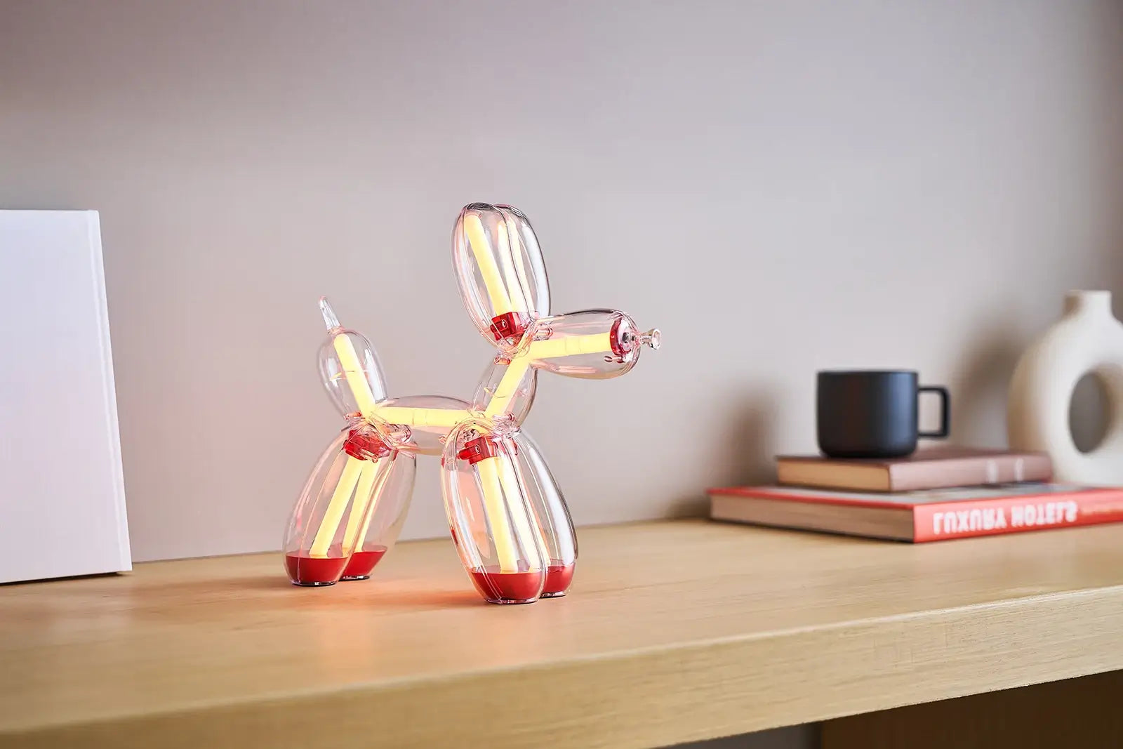 Lexon Balloon Dog Chrom Lampe | Limitierte Designer Lampe 2026 - Jeff Koons