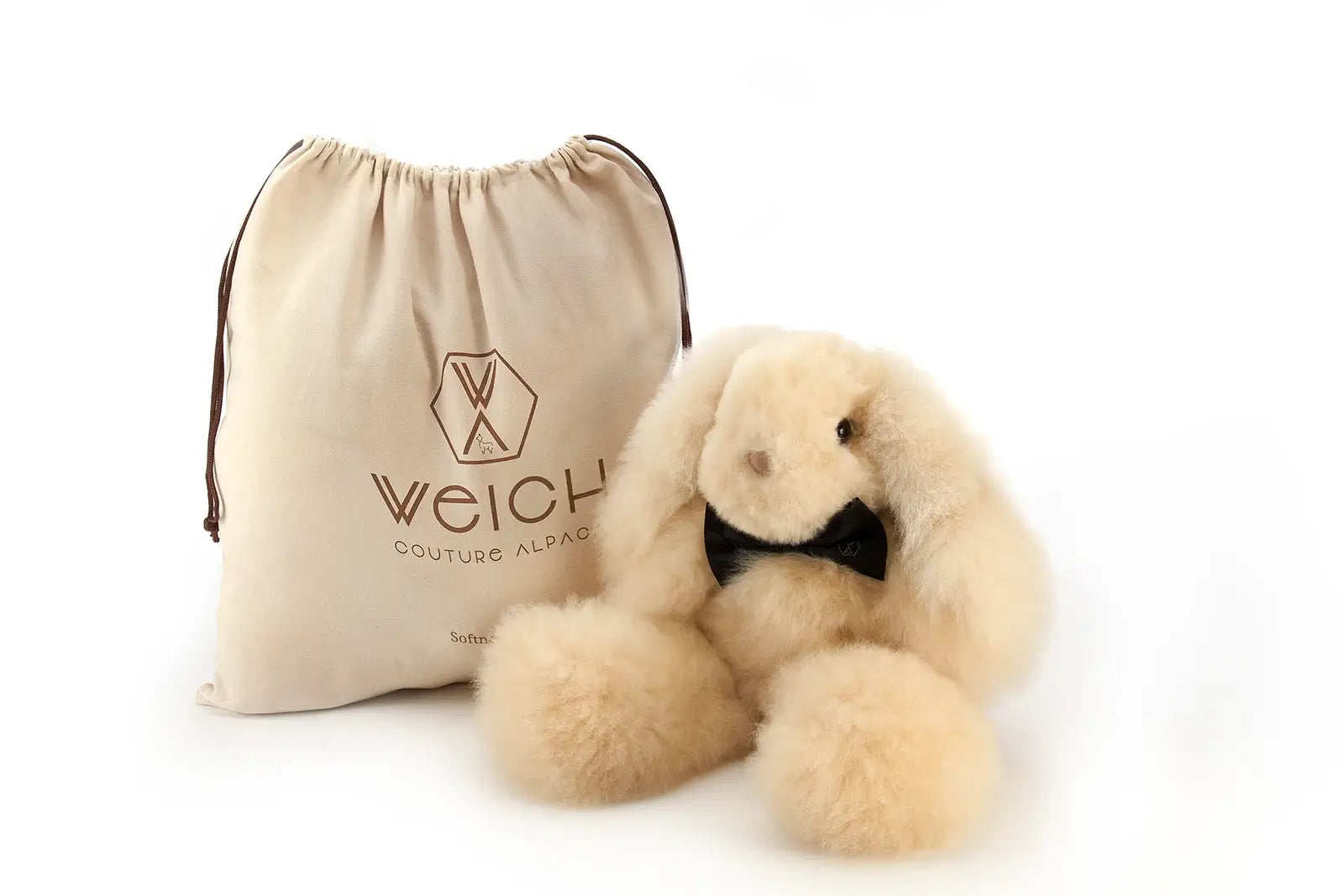 WEICH Couture Alpaca Kuscheltier Hase | MILO