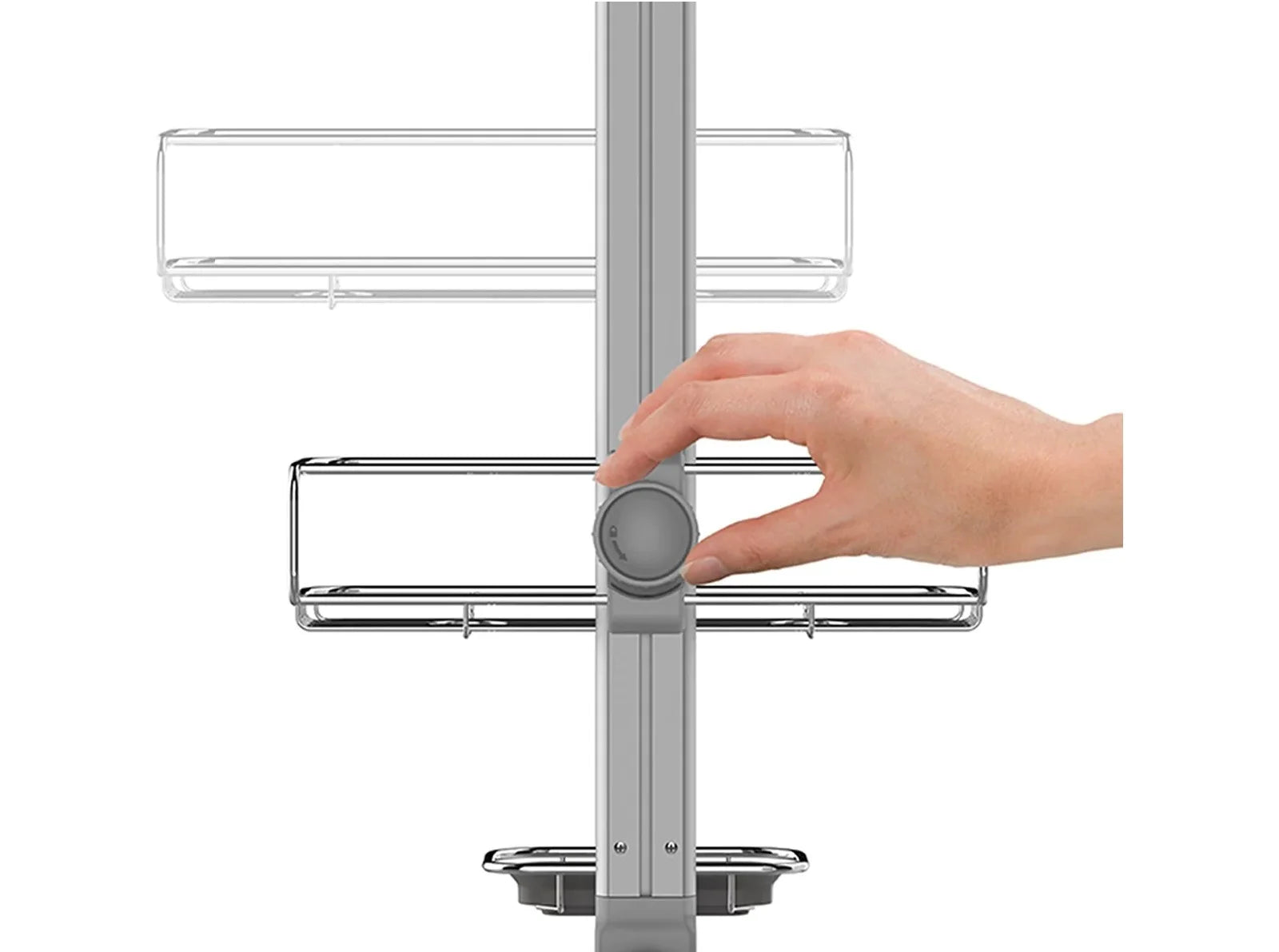 13799_simplehuman_duschcaddy_mittelgross_BT1098_front_verstellbar