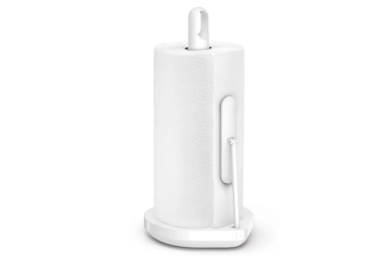 42323_simplehuman_kuechenrollenhalter_weiss_mit_kuechenrolle