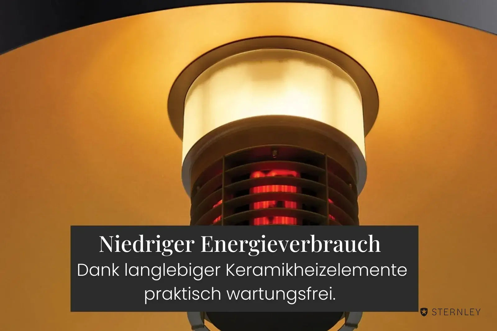 Heatsail Disc | Bogenlampe mit Infrarot-Heizstrahler