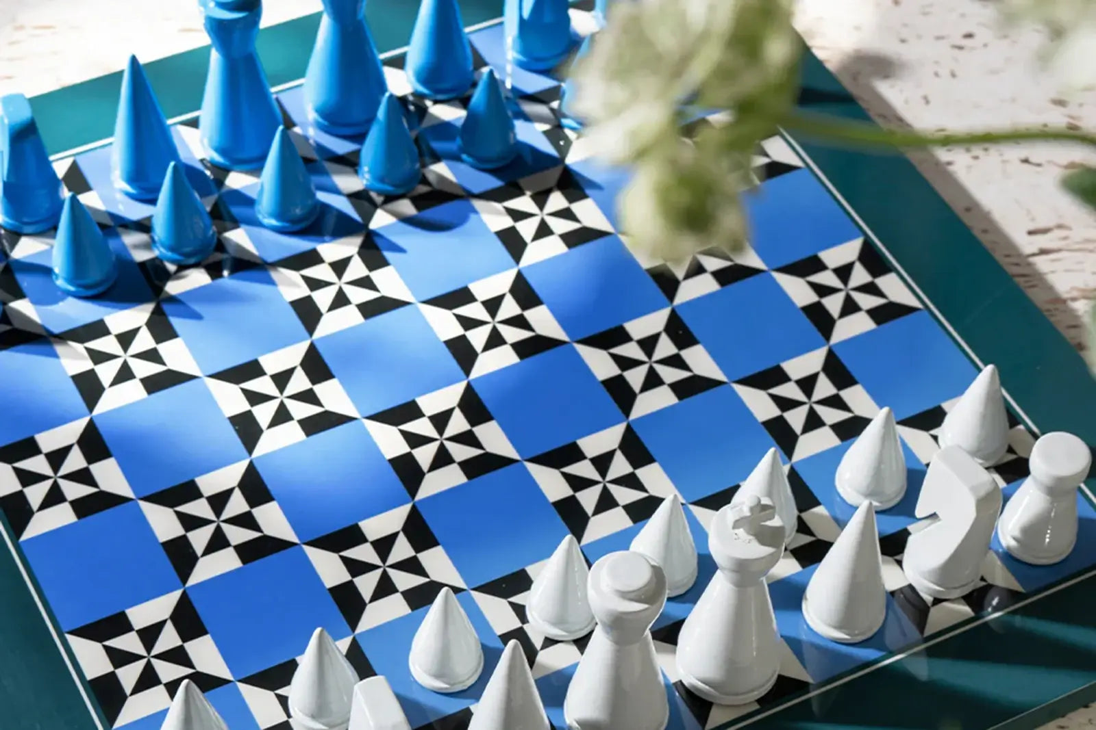 Printworks Brettspiel |  Lackiertes Schach - Poseidon