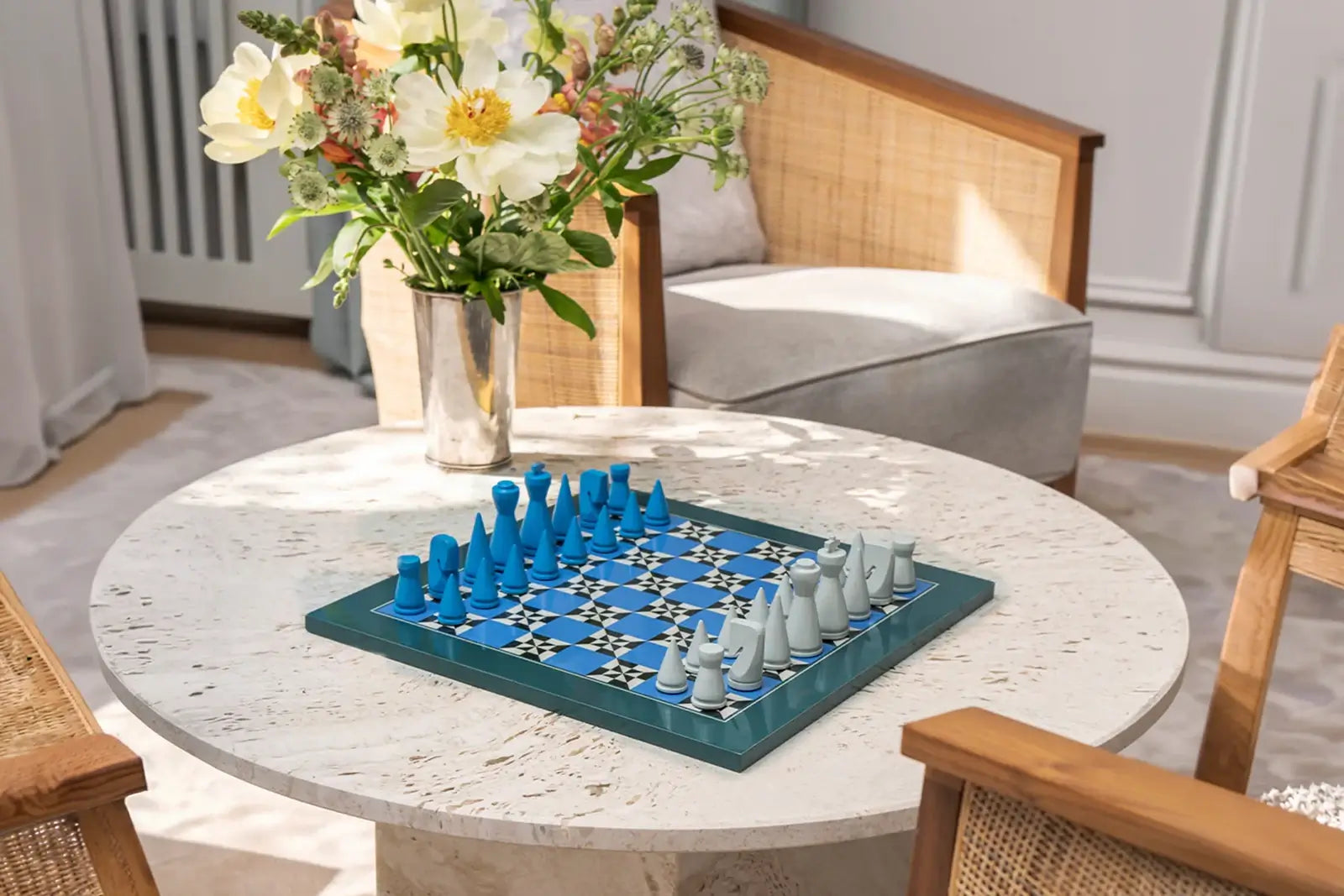 Printworks Brettspiel |  Lackiertes Schach - Poseidon