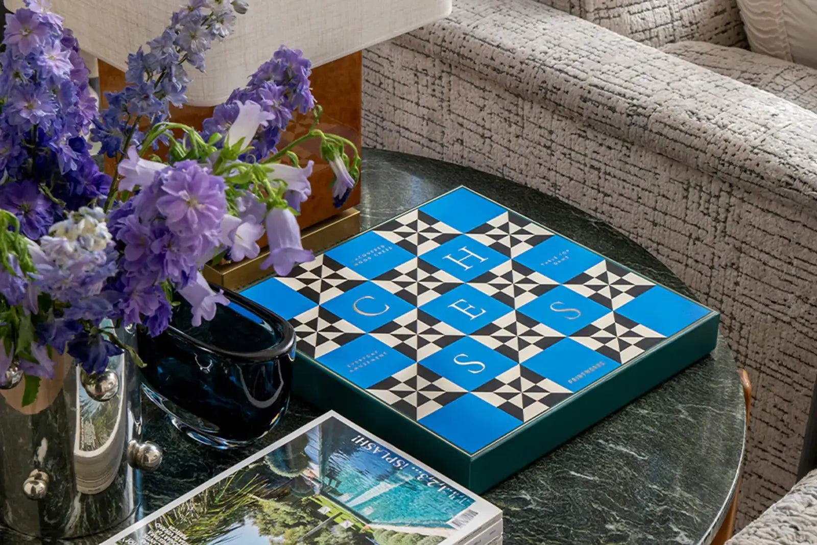 Printworks Brettspiel |  Lackiertes Schach - Poseidon