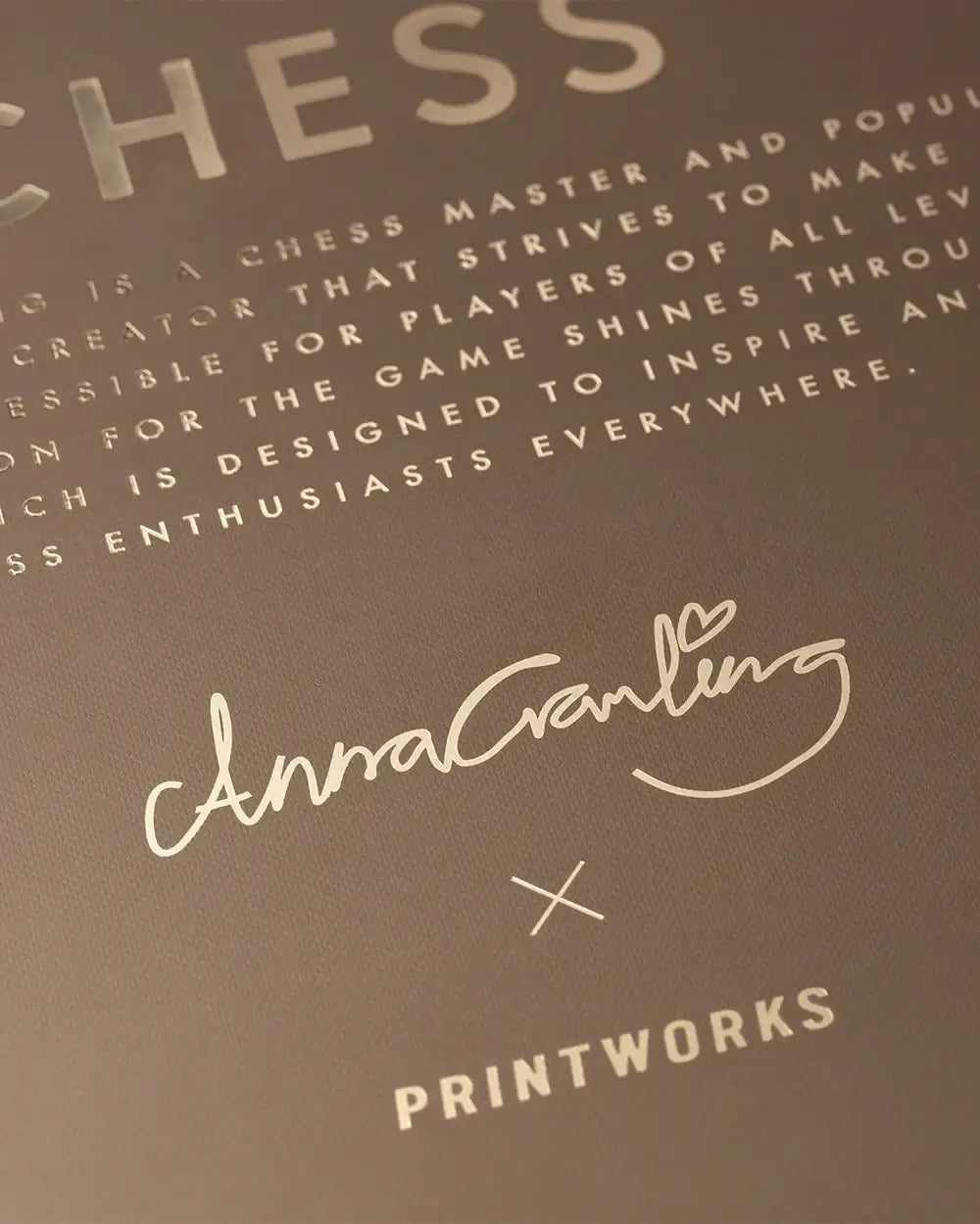 Printworks Brettspiel |  Schach - Anna Cramling Edition