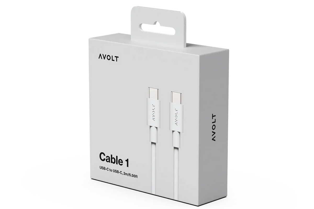Avolt Ladekabel USB-C zu USB-C | Cable 1 | 2m