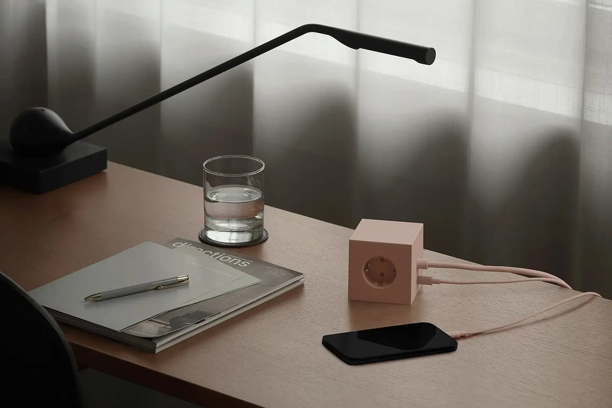 Avolt Mehrfachsteckdose Verlängerung | Square 1 | 2 x USB-C
