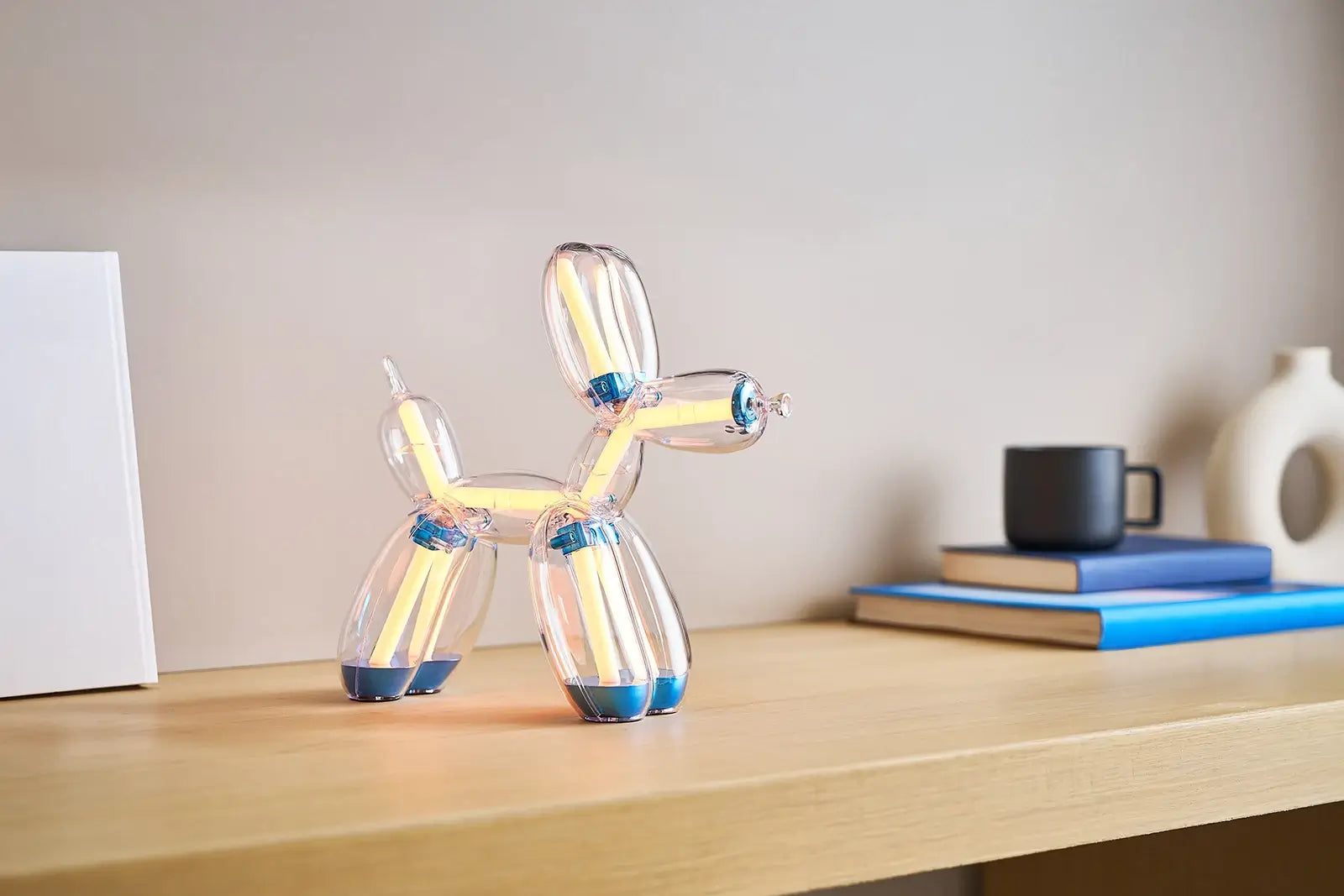 Lexon Balloon Dog Chrom Lampe | Limitierte Designer Lampe 2026 - Jeff Koons