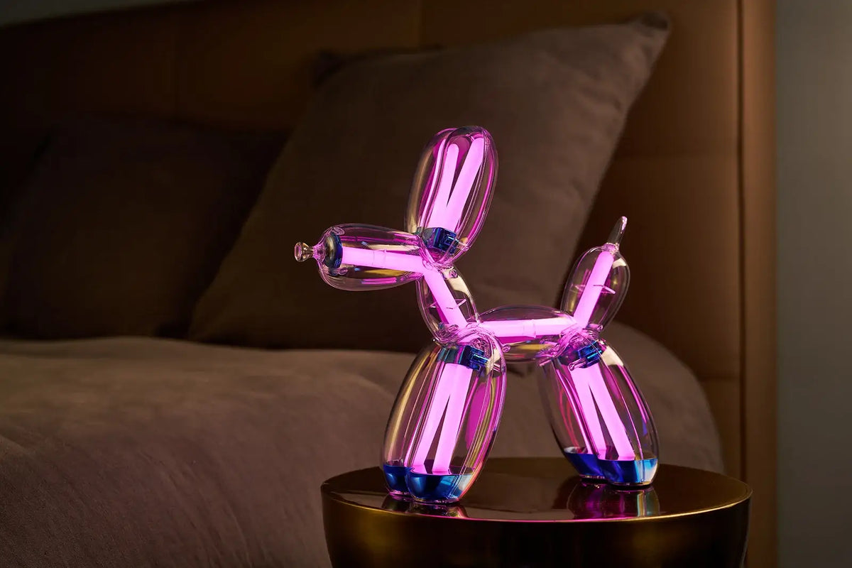 Lexon Balloon Dog Chrom Lampe | Limitierte Designer Lampe 2026 - Jeff Koons