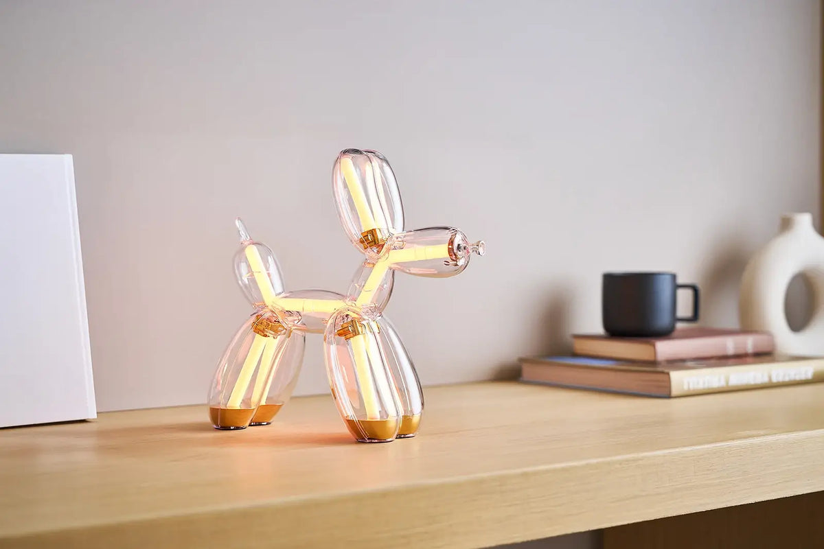 Lexon Balloon Dog Chrom Lampe | Limitierte Designer Lampe 2026 - Jeff Koons