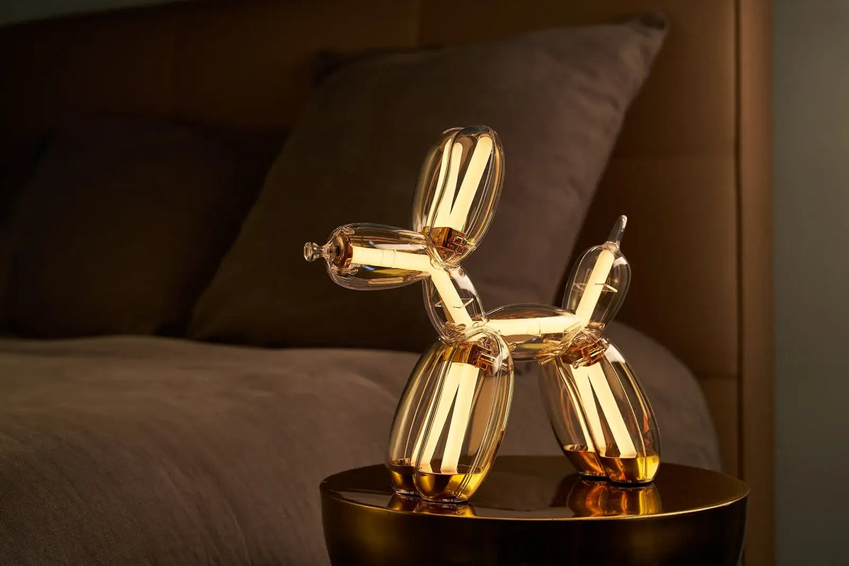 Lexon Balloon Dog Chrom Lampe | Limitierte Designer Lampe 2026 - Jeff Koons