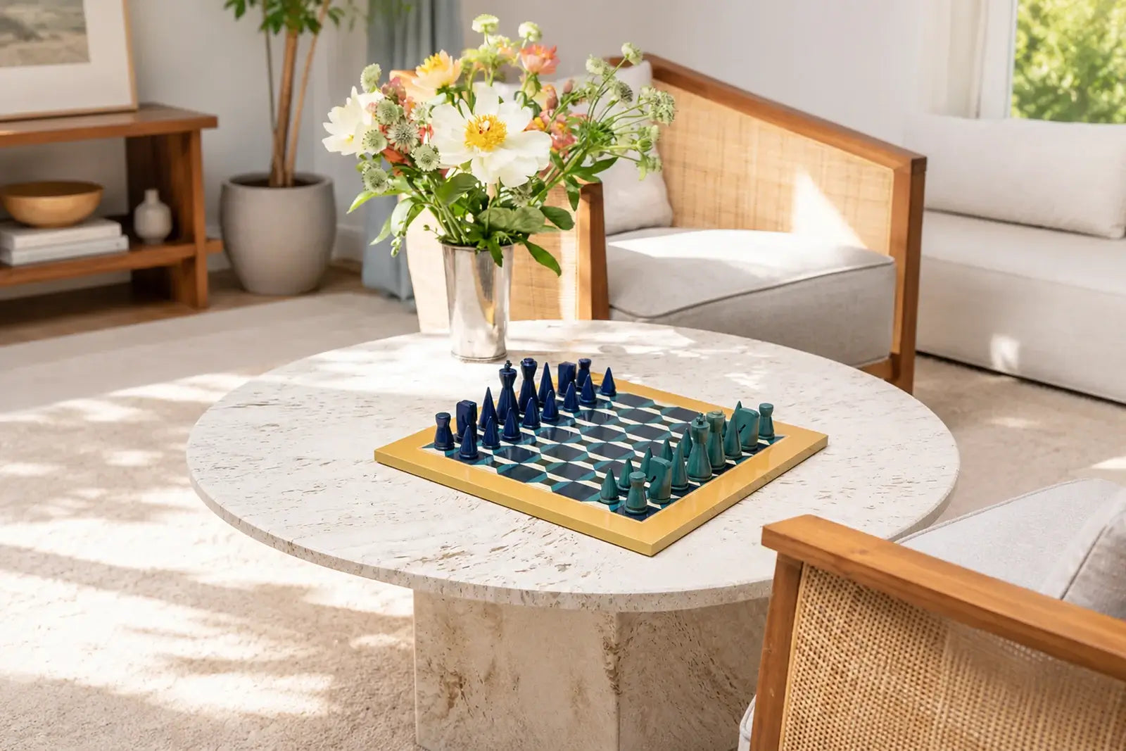 Printworks Brettspiel |  Lackiertes Schach - Athena